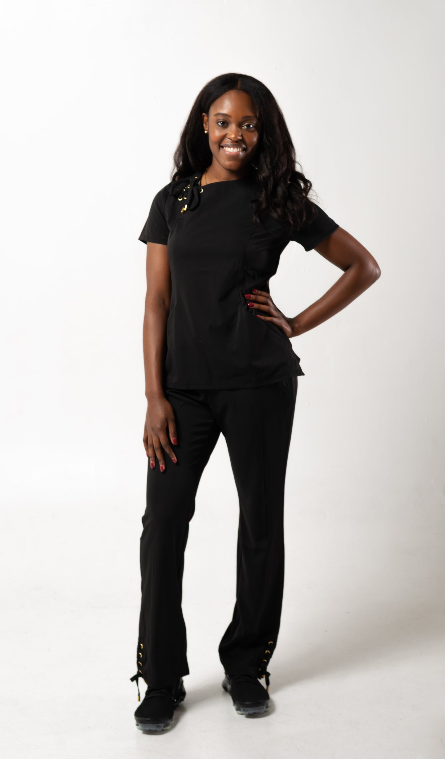 Ambitious ( Tie Scrub Top)